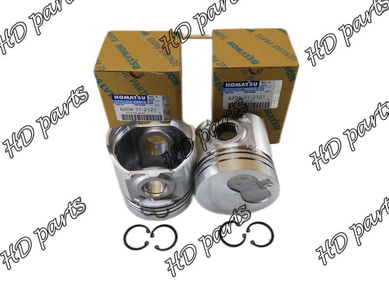 Pistão 6202-32-2140 do motor 4D95S-W-1 diesel 6201-32-2121 104mm altamente para KOMATSU