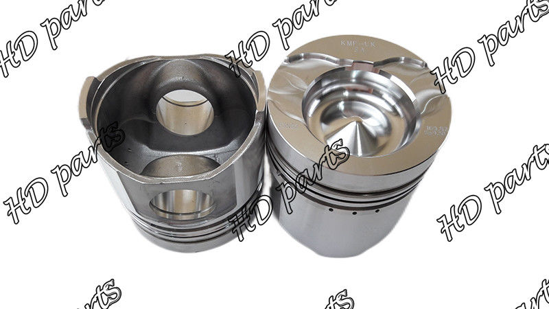 pistão 6138-32-2120 6138-32-2320 6138-32-2040 do motor diesel de câmara de combustão 6D110 66mm para KOMATSU
