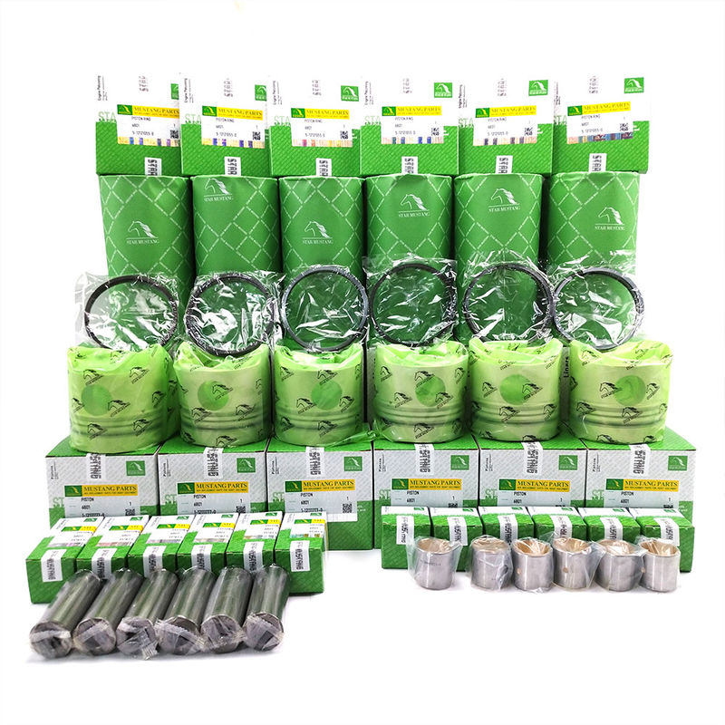 Pistão Kit Rign do forro do cilindro 6BD1 1-11261118-0 1-12111777-0 5-12121055-0 para Isuzu Excavator Engine