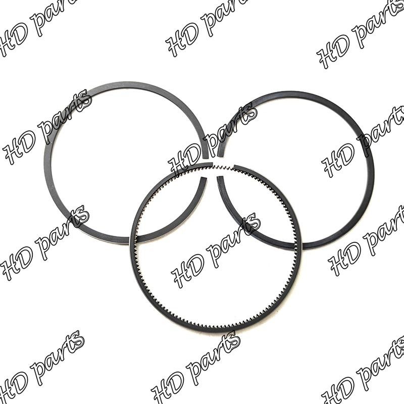V4300 D3200 2.5x2.5x5.5mm Anel de pistão 15571-21050 Para motor Kubota
