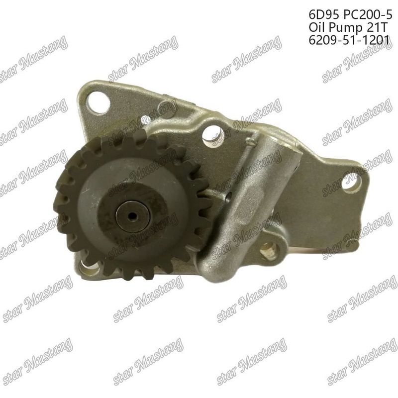 6d95 Pc200-5 Bomba de óleo de motor 6209-51-1201 Adequada para motores a diesel Komatsu