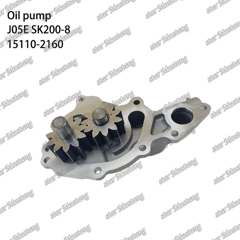 Bomba de óleo 15110-2160 15110-2160A do motor diesel de J05E SK200-8 SK210LC-8 SK250-8 SK260LC-8 para Hino