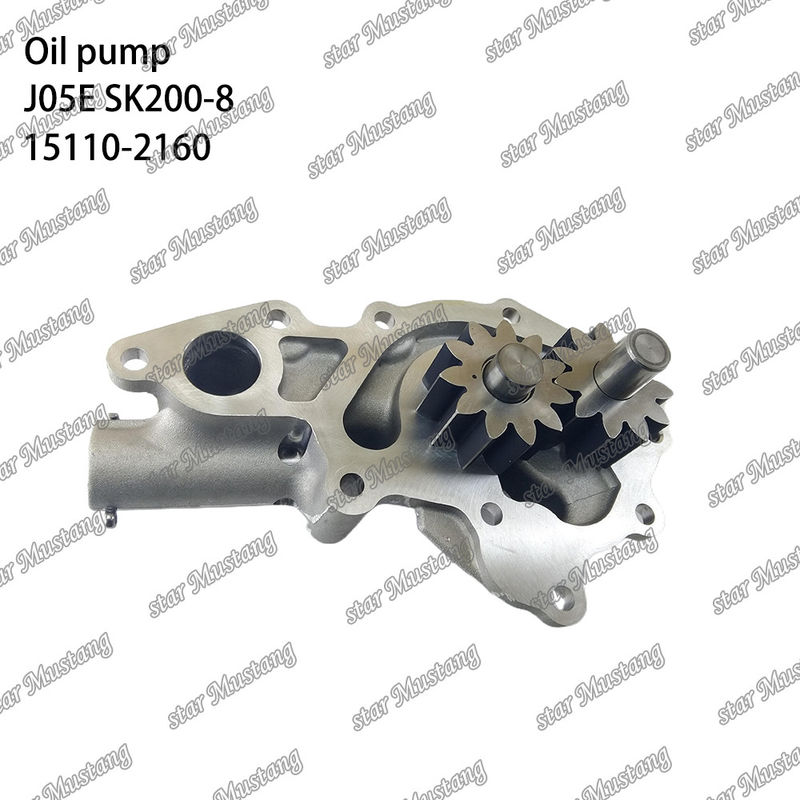 Bomba de óleo 15110-2160 15110-2160A do motor diesel de J05E SK200-8 SK210LC-8 SK250-8 SK260LC-8 para Hino
