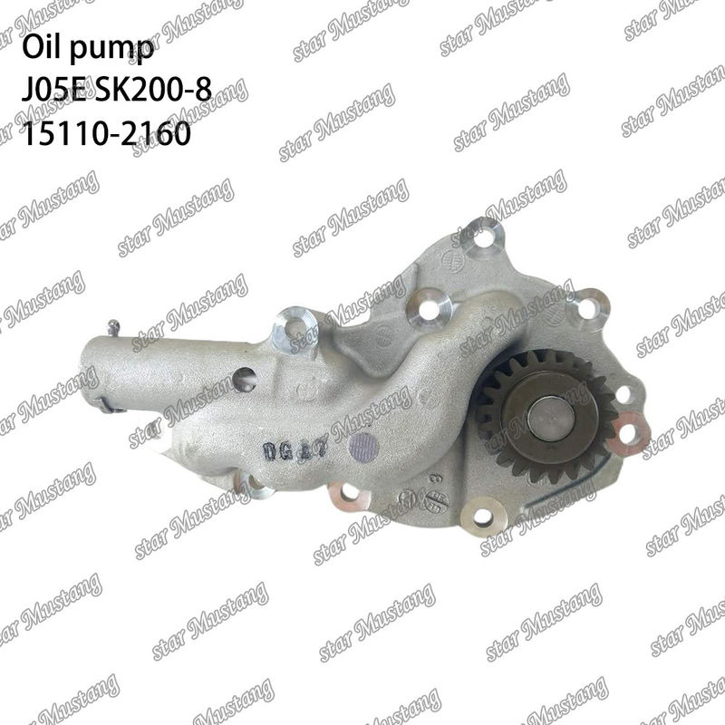Bomba de óleo 15110-2160 15110-2160A do motor diesel de J05E SK200-8 SK210LC-8 SK250-8 SK260LC-8 para Hino