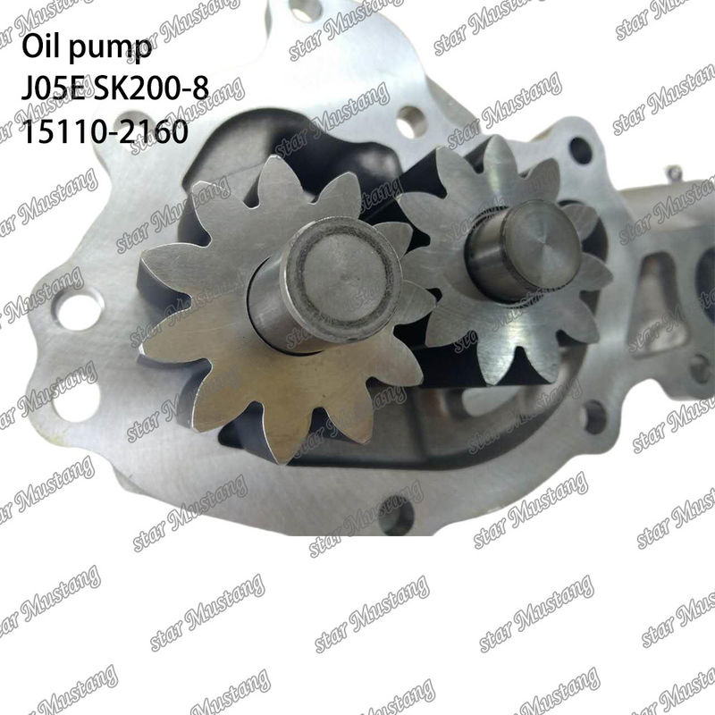 Bomba de óleo 15110-2160 15110-2160A do motor diesel de J05E SK200-8 SK210LC-8 SK250-8 SK260LC-8 para Hino