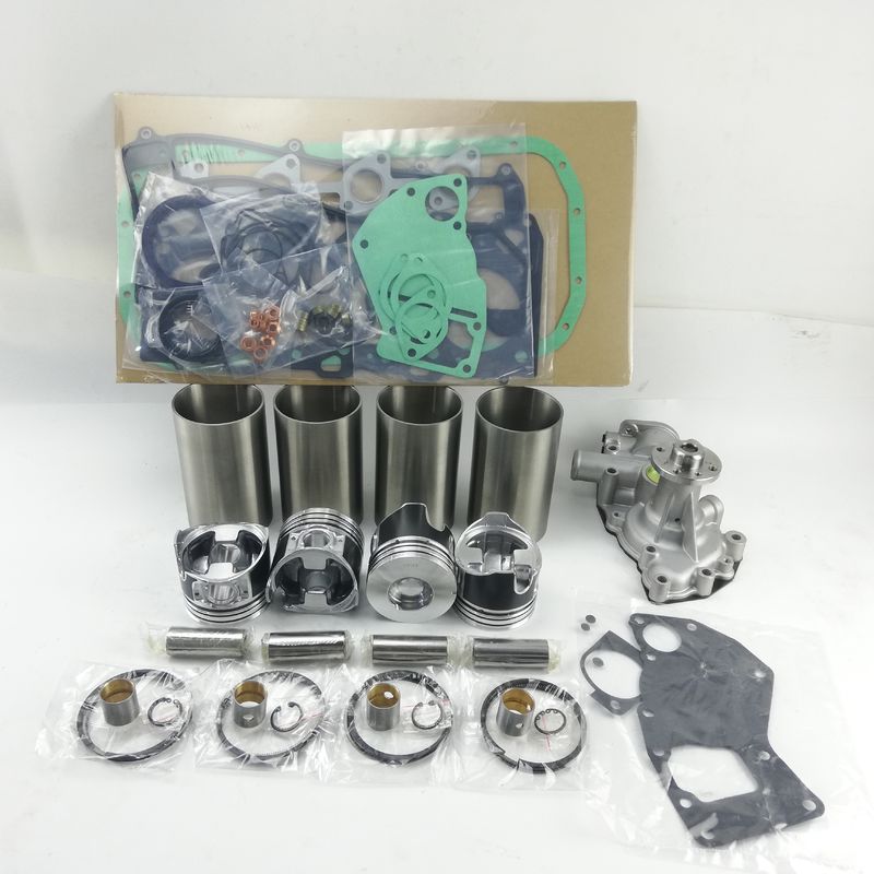 4LE2 Kit de revisão e reconstrução do cilindro de injeção direta, pistão de revestimento com pin Kit de bomba de água Kit de juntas para motor Isuzu