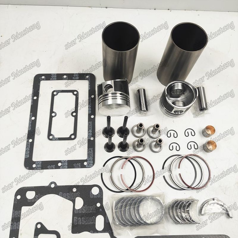 Z500 Kit de revisão e reconstrução do cilindro de revestimento de pistão com kit de alfinetes Kit de válvula de assento Kit de válvula de guia Kit de junta para motor Kubota