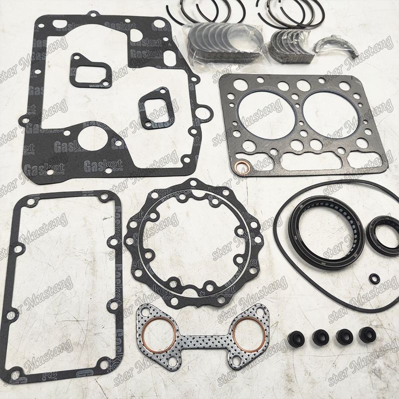 Z500 Kit de revisão e reconstrução do cilindro de revestimento de pistão com kit de alfinetes Kit de válvula de assento Kit de válvula de guia Kit de junta para motor Kubota