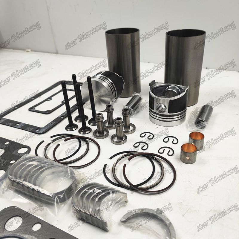 Z500 Kit de revisão e reconstrução do cilindro de revestimento de pistão com kit de alfinetes Kit de válvula de assento Kit de válvula de guia Kit de junta para motor Kubota