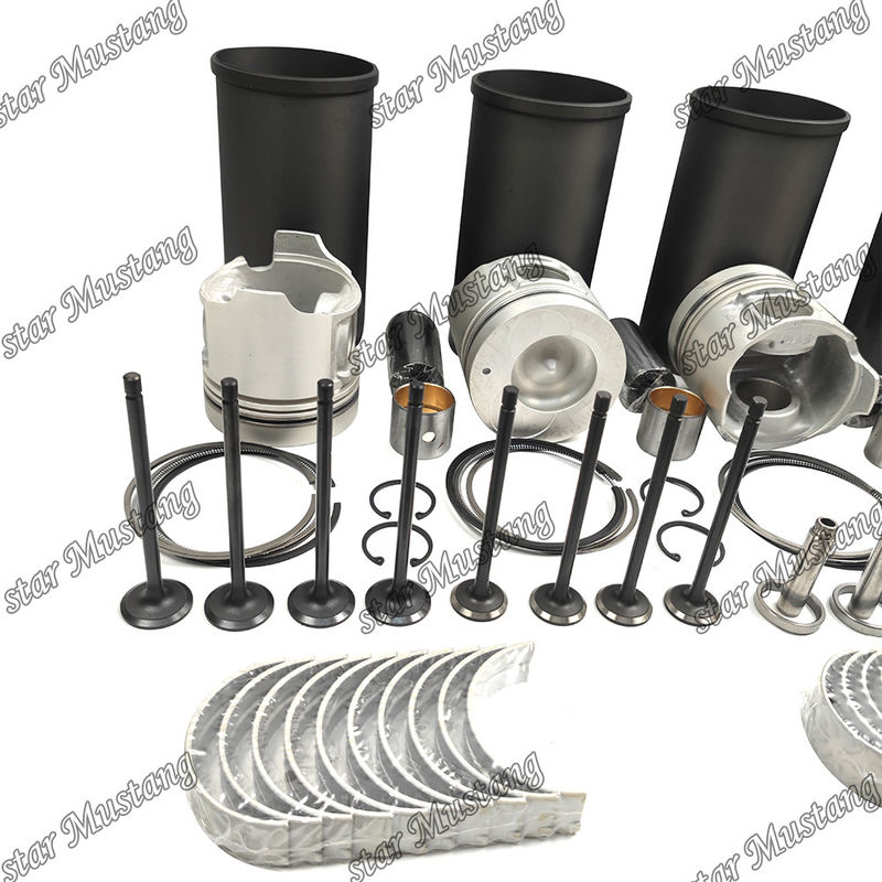 W04DT Kit de revisão e reconstrução do cilindro de revestimento de pistão com kit de alfinete Kit de válvula de assento Kit de válvula de guia Kit de junta para motor Hino