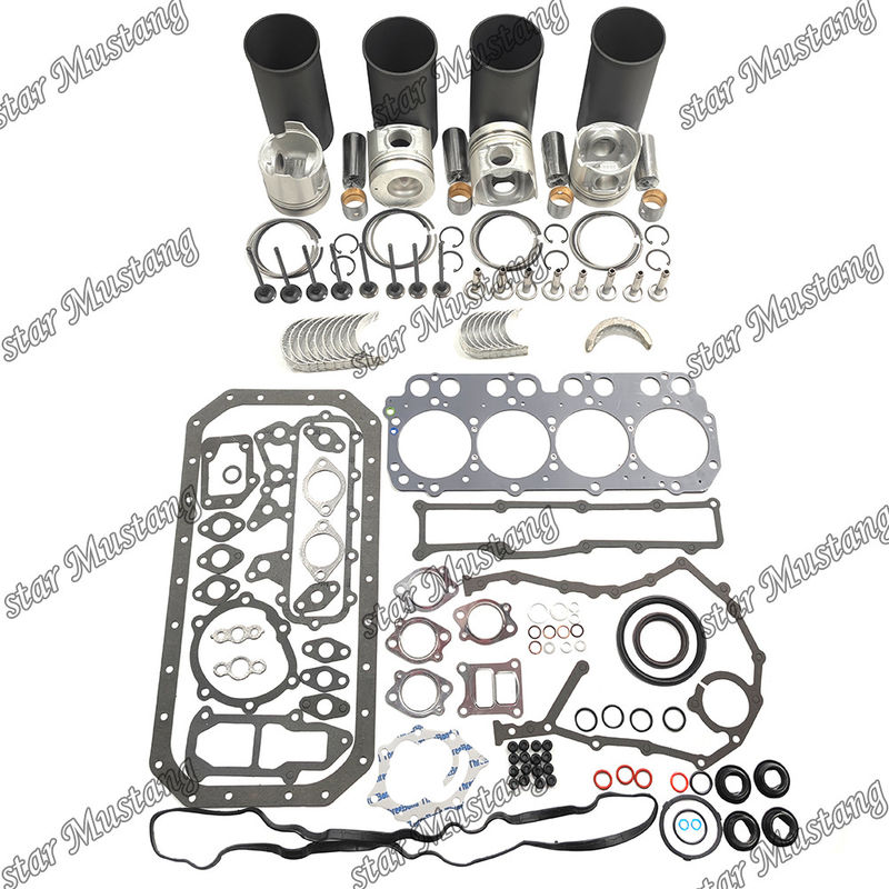 W04DT Kit de revisão e reconstrução do cilindro de revestimento de pistão com kit de alfinete Kit de válvula de assento Kit de válvula de guia Kit de junta para motor Hino