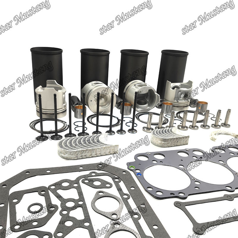 W04DT Kit de revisão e reconstrução do cilindro de revestimento de pistão com kit de alfinete Kit de válvula de assento Kit de válvula de guia Kit de junta para motor Hino