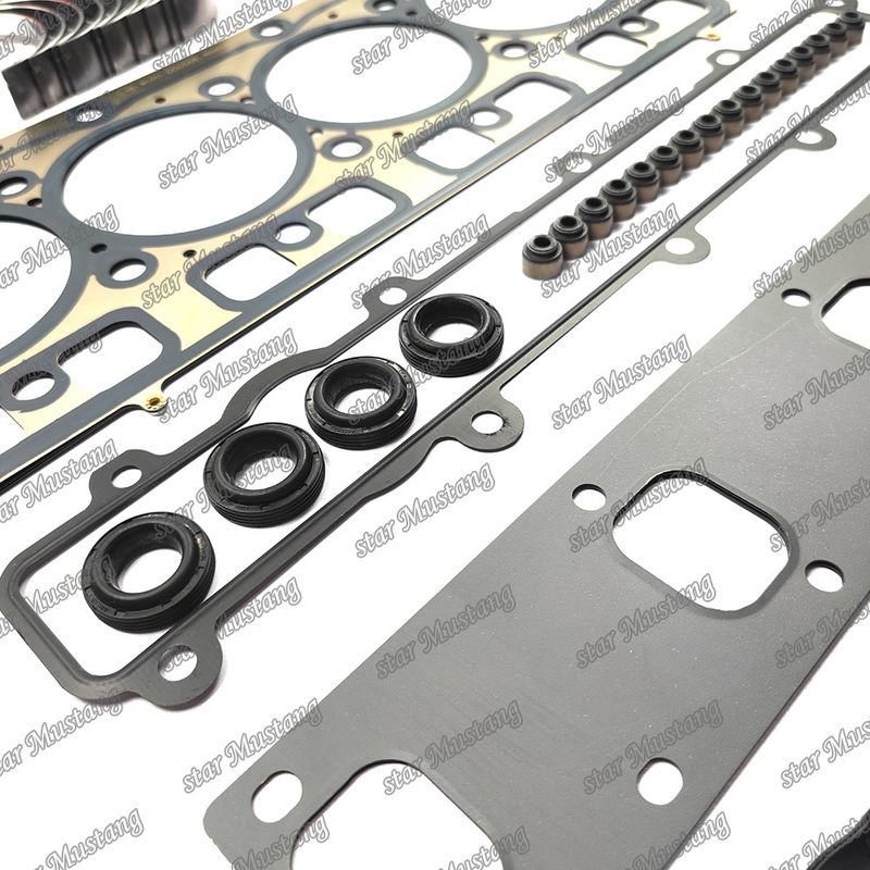 D34 Conjunto de reparação de revisão de cilindro de revestimento de pistão Kit Gasket Kit Guia do assento da válvula Rolamento principal Rolamento de barra de conforto para Doosan