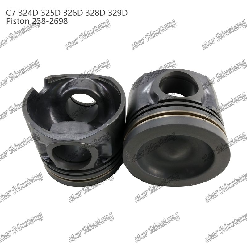 Piston C7 Alumínio 324D 325D 326D 328D 329D 238-2698 Para escavadeiras Caterpillar e equipamento de engenharia