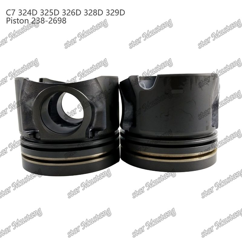 Piston C7 Alumínio 324D 325D 326D 328D 329D 238-2698 Para escavadeiras Caterpillar e equipamento de engenharia