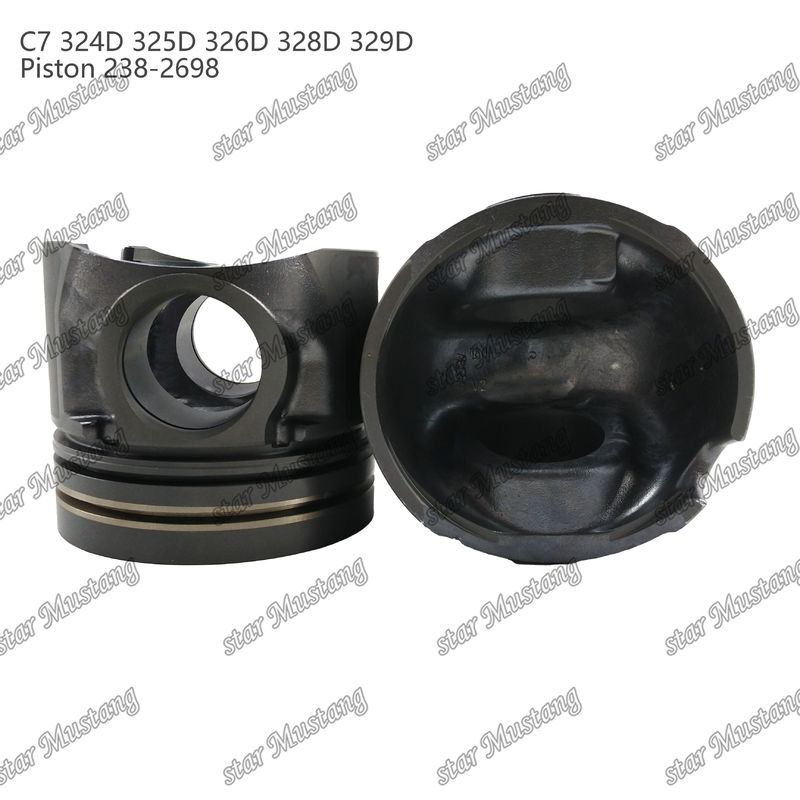 Piston C7 Alumínio 324D 325D 326D 328D 329D 238-2698 Para escavadeiras Caterpillar e equipamento de engenharia