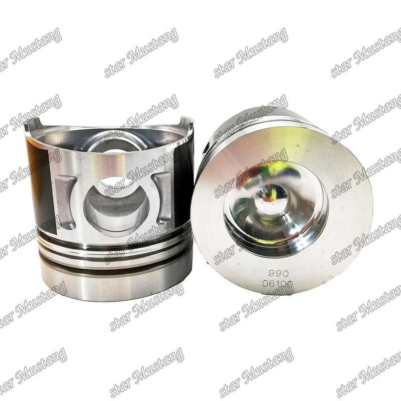 Pisto S6K S6KT 3066 E320C Intercooling 58mm Câmara de combustão 297-7753 Para Caterpillar Mitsubishi motor a diesel