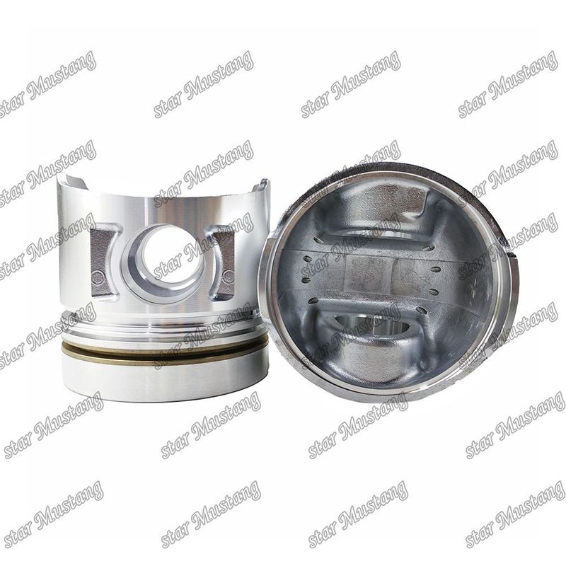 Pisto S6K S6KT 3066 Superfície brilhante sem resfriamento interno 60 Câmara de combustão 34317-08100 Para Mitsubishi