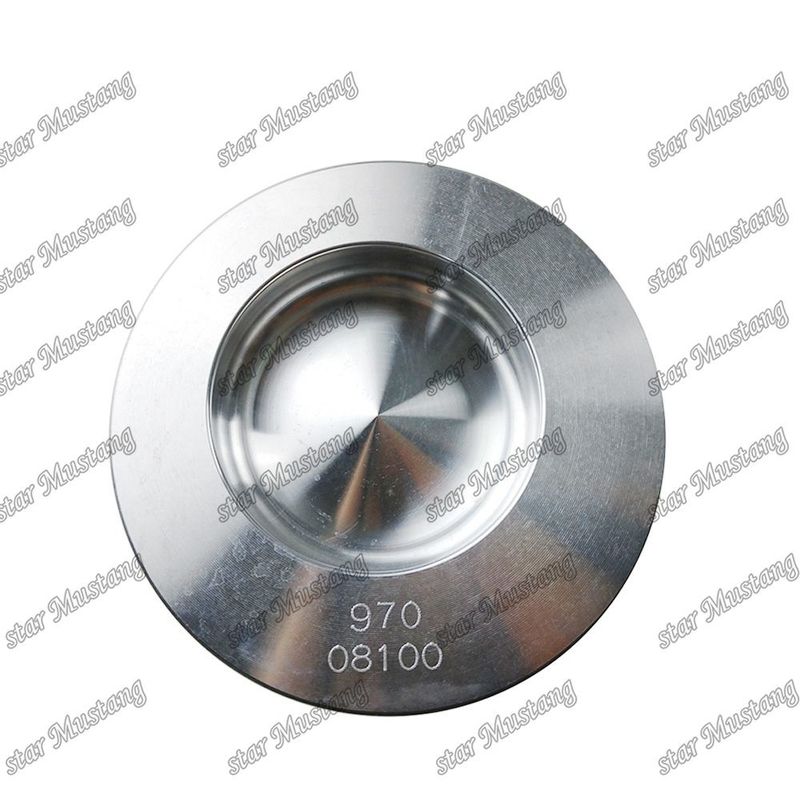 Pisto S6K S6KT 3066 Superfície brilhante sem resfriamento interno 60 Câmara de combustão 34317-08100 Para Mitsubishi