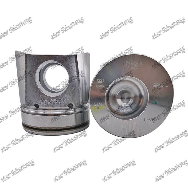 Pisto 4BT 4D102 6BT 6BT5.9 6D102 50mm Câmara de combustão 6738-31-2110 6738-31-2111 3957795 3807795 Para Cummins Komatsu