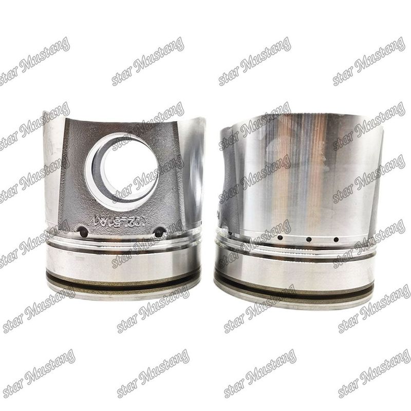 Pisto 4BT 4D102 6BT 6BT5.9 6D102 50mm Câmara de combustão 6738-31-2110 6738-31-2111 3957795 3807795 Para Cummins Komatsu