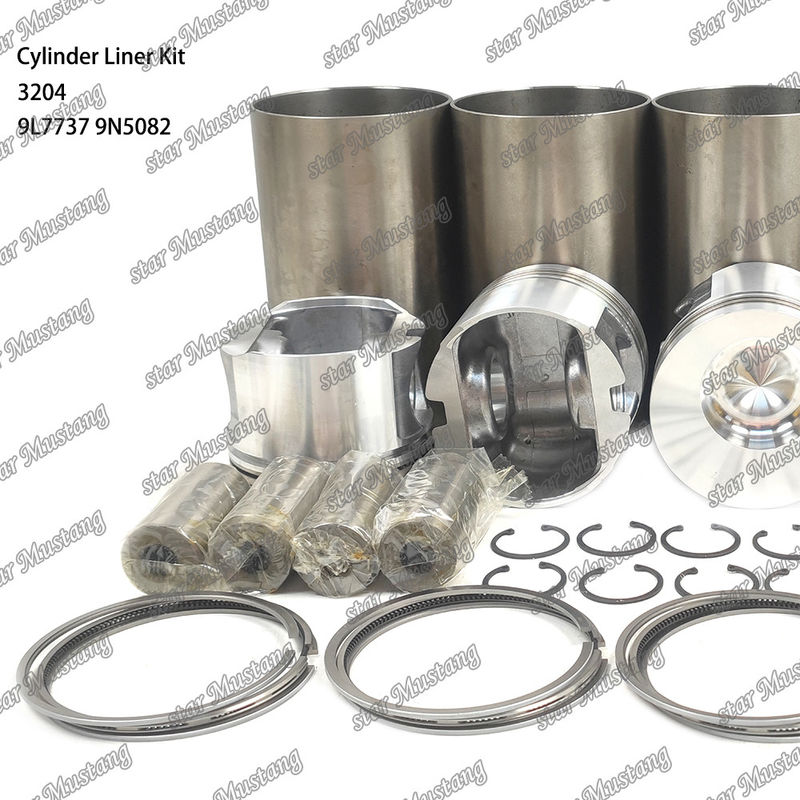 Para motores Caterpillar 3204 Kit de revestimento de cilindros 9L7737 1W1661 9N5082 Partes de reparação de motores mecânicos a diesel