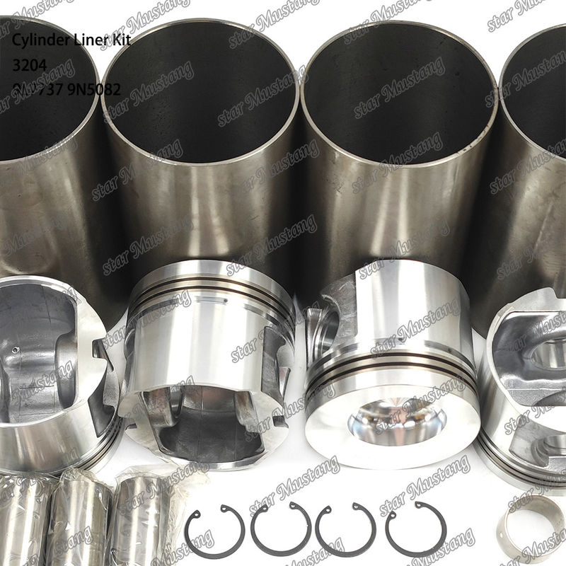 Para motores Caterpillar 3204 Kit de revestimento de cilindros 9L7737 1W1661 9N5082 Partes de reparação de motores mecânicos a diesel