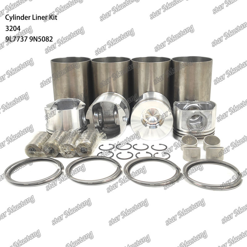 Para motores Caterpillar 3204 Kit de revestimento de cilindros 9L7737 1W1661 9N5082 Partes de reparação de motores mecânicos a diesel