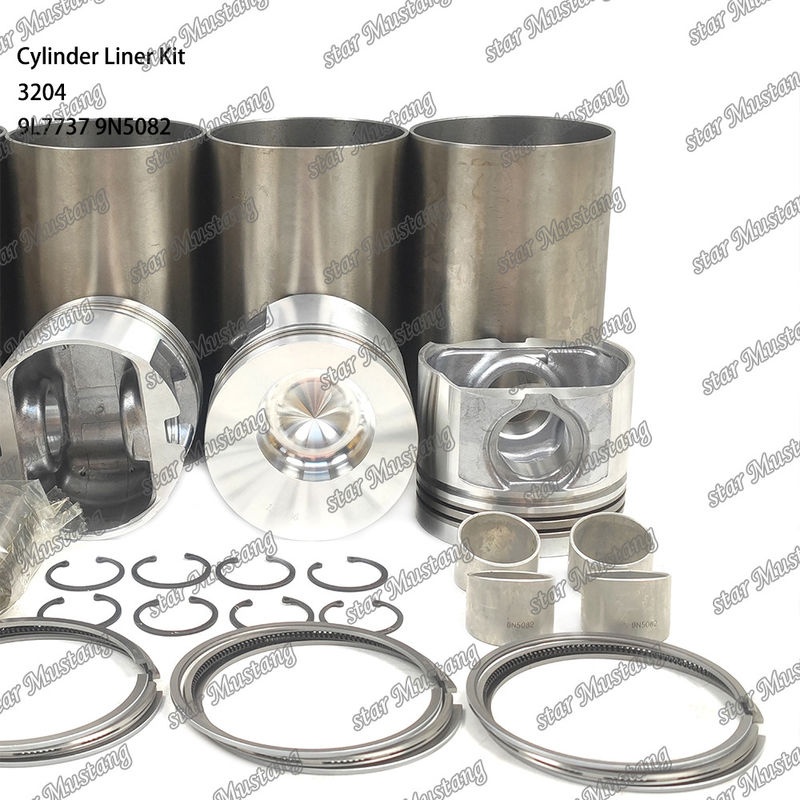 Para motores Caterpillar 3204 Kit de revestimento de cilindros 9L7737 1W1661 9N5082 Partes de reparação de motores mecânicos a diesel