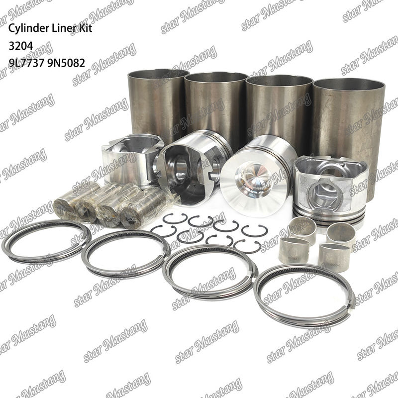 Para motores Caterpillar 3204 Kit de revestimento de cilindros 9L7737 1W1661 9N5082 Partes de reparação de motores mecânicos a diesel