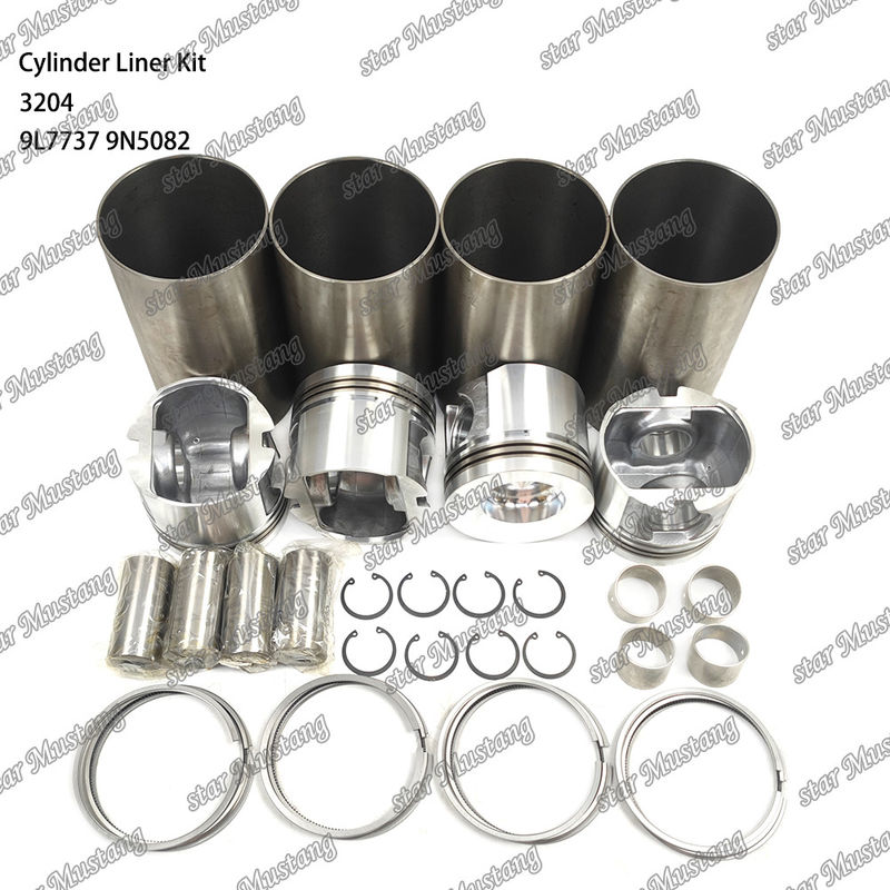 Para motores Caterpillar 3204 Kit de revestimento de cilindros 9L7737 1W1661 9N5082 Partes de reparação de motores mecânicos a diesel