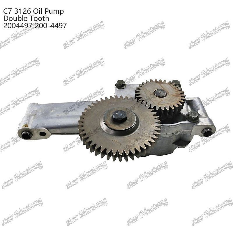 Bomba de óleo C7 3126 Dupla engrenagem 2004497 200-4497 Para CATERPILLAR Partes de reparação de motores diesel