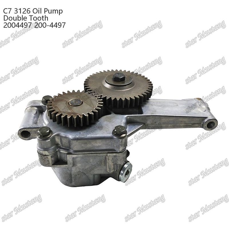 Bomba de óleo C7 3126 Dupla engrenagem 2004497 200-4497 Para CATERPILLAR Partes de reparação de motores diesel