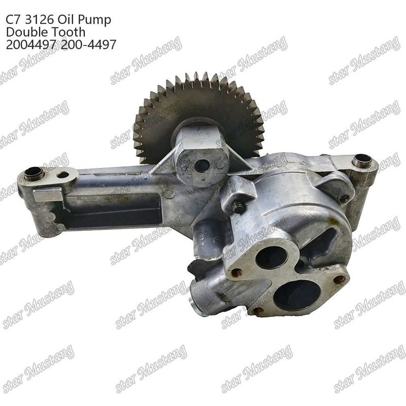 Bomba de óleo C7 3126 Dupla engrenagem 2004497 200-4497 Para CATERPILLAR Partes de reparação de motores diesel