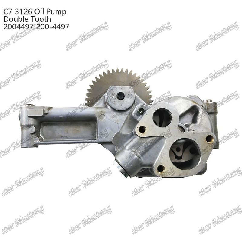 Bomba de óleo C7 3126 Dupla engrenagem 2004497 200-4497 Para CATERPILLAR Partes de reparação de motores diesel