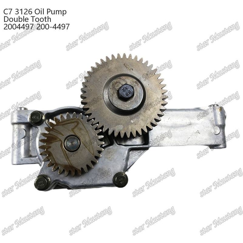 Bomba de óleo C7 3126 Dupla engrenagem 2004497 200-4497 Para CATERPILLAR Partes de reparação de motores diesel