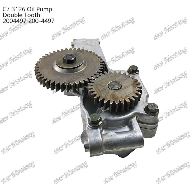 Bomba de óleo C7 3126 Dupla engrenagem 2004497 200-4497 Para CATERPILLAR Partes de reparação de motores diesel