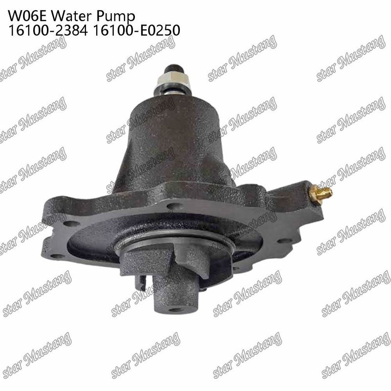 W06E Bomba de água para motor 16100-2384 16100-E0250 Para peças sobressalentes do motor HINO