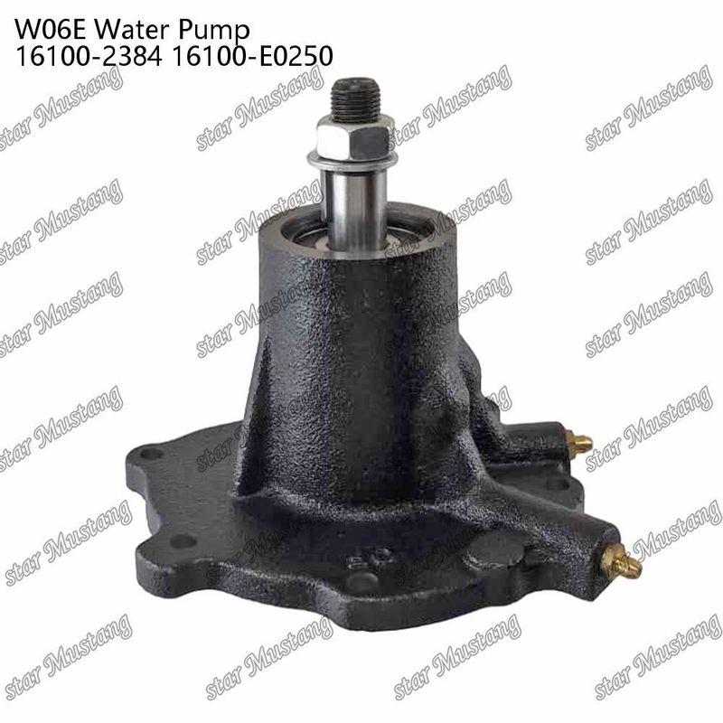 W06E Bomba de água para motor 16100-2384 16100-E0250 Para peças sobressalentes do motor HINO