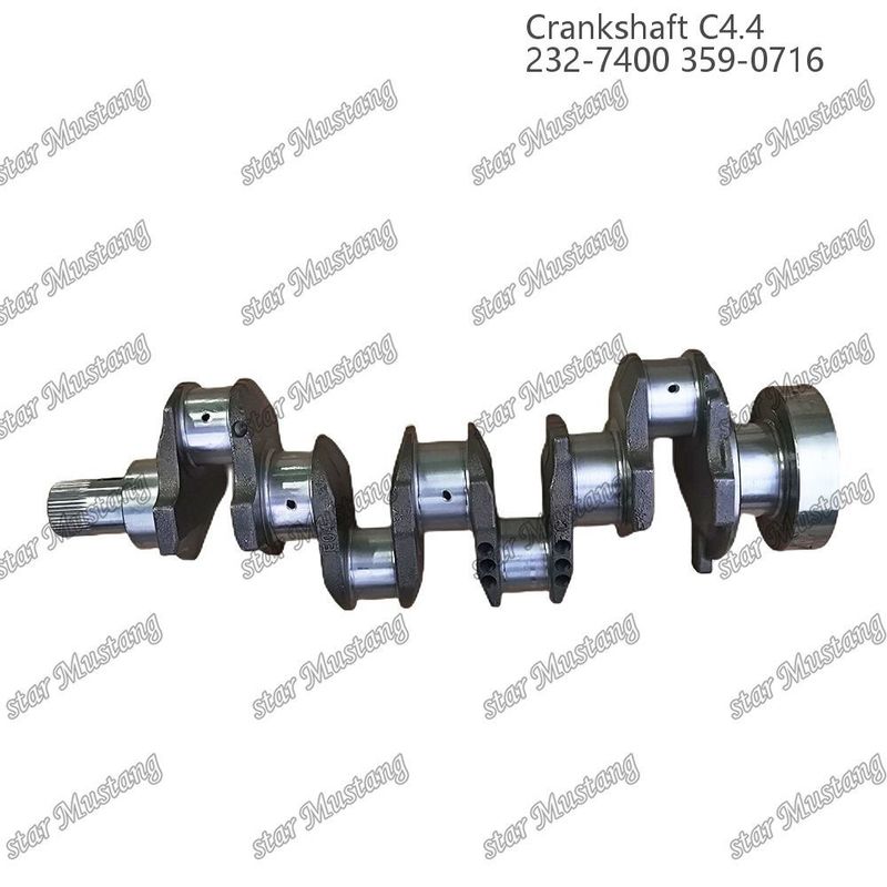 Crankshaft C4.4 Aço forjado EFI 63mm Com Spline 232-7400 359-071 Para Peças de Reparação de Motores Diesel Caterpillar