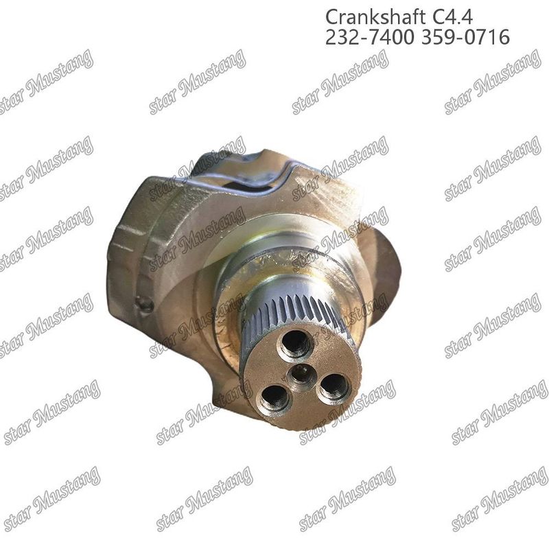 Crankshaft C4.4 Aço forjado EFI 63mm Com Spline 232-7400 359-071 Para Peças de Reparação de Motores Diesel Caterpillar