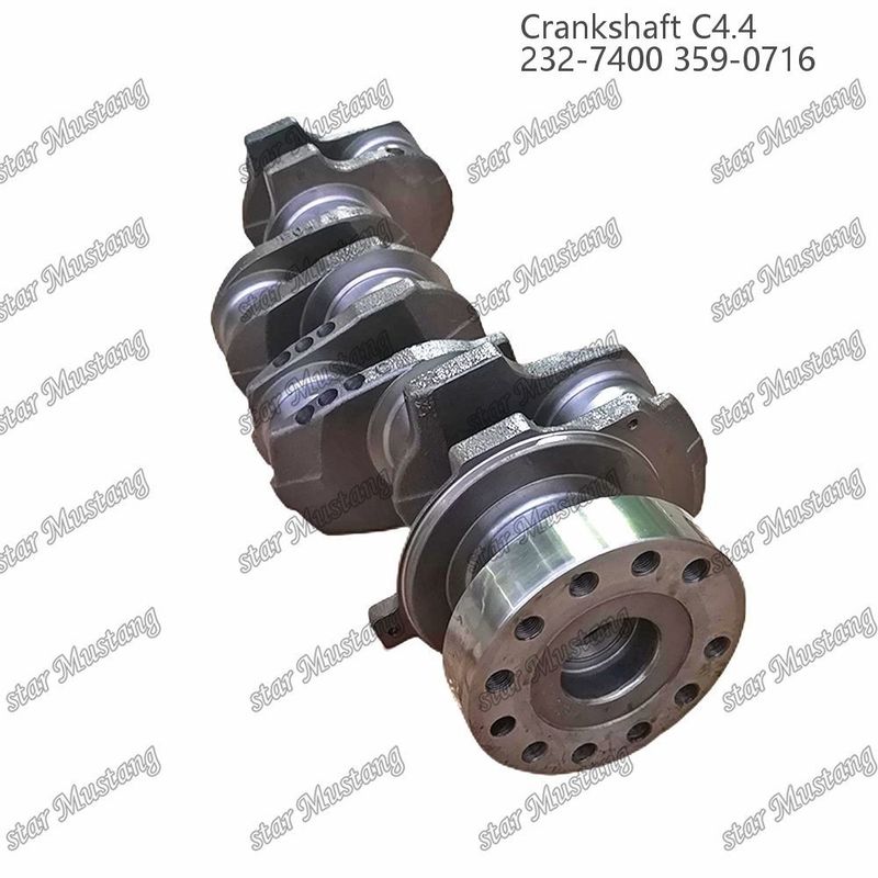 Crankshaft C4.4 Aço forjado EFI 63mm Com Spline 232-7400 359-071 Para Peças de Reparação de Motores Diesel Caterpillar