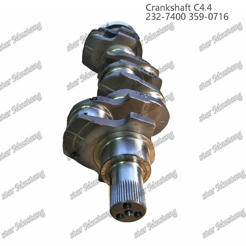 Crankshaft C4.4 Aço forjado EFI 63mm Com Spline 232-7400 359-071 Para Peças de Reparação de Motores Diesel Caterpillar