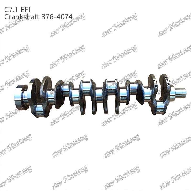 Crankshaft C7.1 Aço forjado 376-4074 Injeção elétrica para motores a diesel Caterpillar