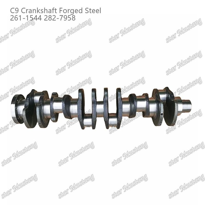 Crankshaft C9 aço forjado 261-1544 282-7958 Para Caterpillar Peças de reparação de motores a diesel