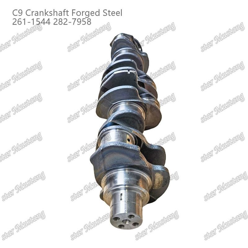 Crankshaft C9 aço forjado 261-1544 282-7958 Para Caterpillar Peças de reparação de motores a diesel