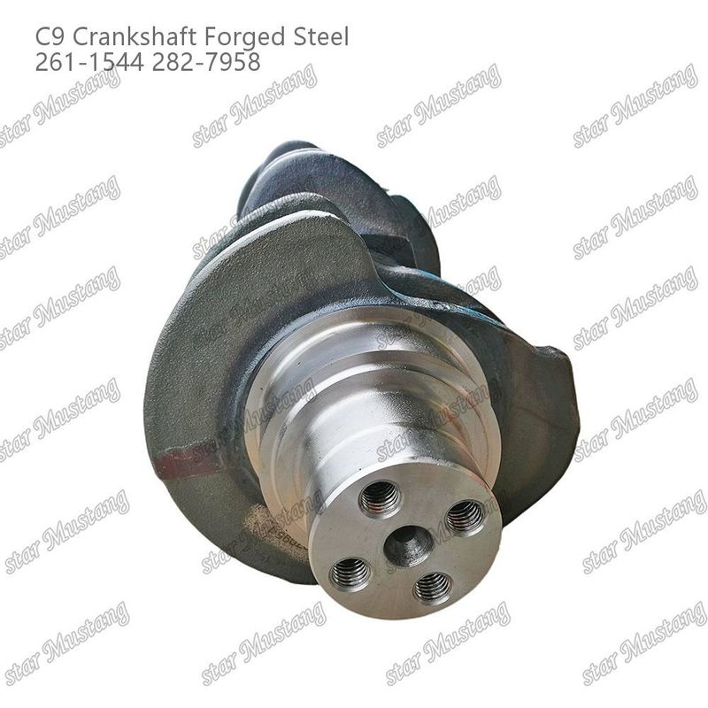 Crankshaft C9 aço forjado 261-1544 282-7958 Para Caterpillar Peças de reparação de motores a diesel