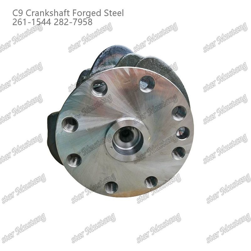 Crankshaft C9 aço forjado 261-1544 282-7958 Para Caterpillar Peças de reparação de motores a diesel
