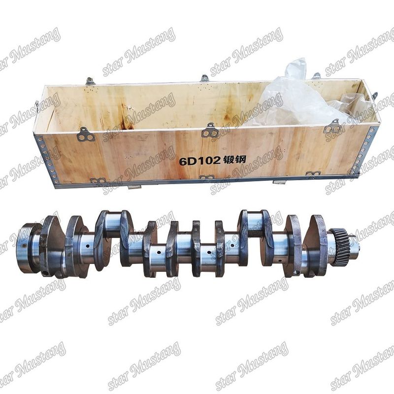 Crankshaft 6D102 6BT 6BT5.9 Aço forjado 6735-01-1310 3907804 3929037 3908032 Para peças de reparação de motores a diesel Cummins