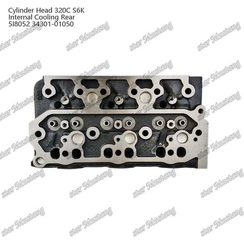 320C S6K Cabeça do cilindro do motor Refrigerador interno traseiro 5I8052 34301-01050 Para Mitsubishi Para peças sobressalentes do motor CAT
